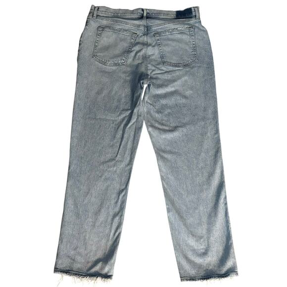Abercrombie & Fitch A&F Size 33 16 The 90s Straight Ultra High Rise Jeans - Picture 2 of 4
